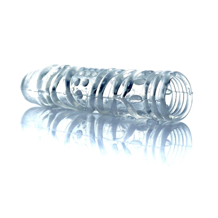 Nakładka na penisa TPR, wodoodporna, długość 14,5 cm, dla maksymalnej przyjemności