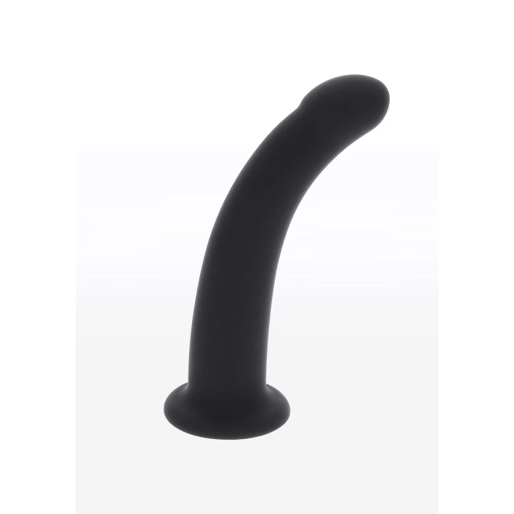 Dildo Silicone, Średni, 14 cm długości, 3.3 cm średnicy, Kolor Czarny