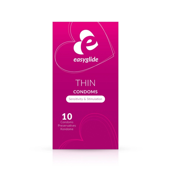 Prezerwatywy – EasyGlide Ultra Thin, ultracienkie, anatomiczne, 10 szt.