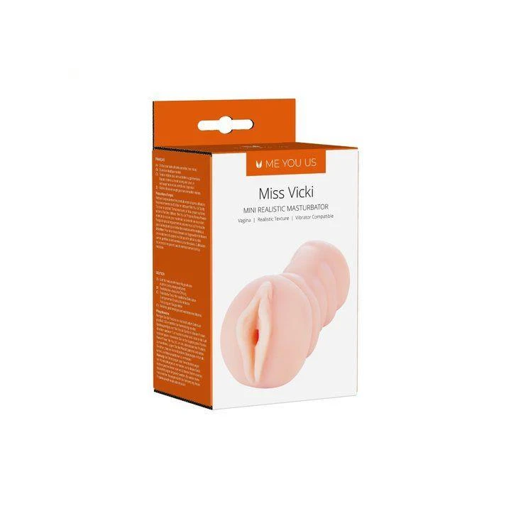 Masturbator realistyczny Miss Vicki 12.5 cm, wodoodporny, z wnętrzem stymulującym