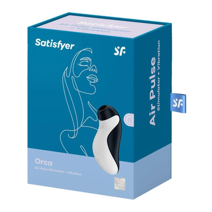 Stymulator łechtaczki Satisfyer Orca – podwójna stymulacja, dwie niezależne siły, wodoodporny
