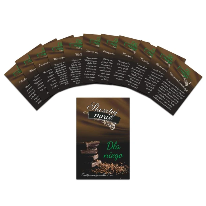 Gra towarzyska dla par - Grajmy Razem - 24 zadania miłosno-erotyczne, eleganckie opakowanie