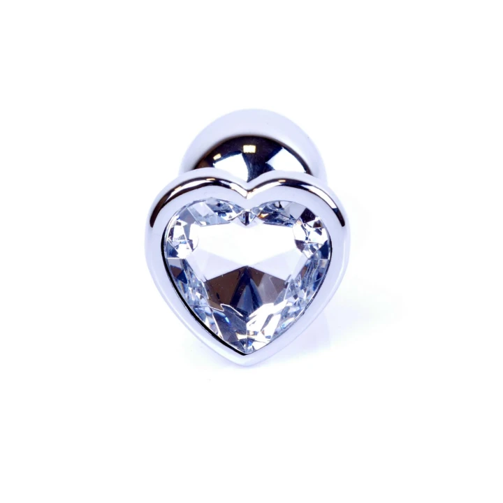 Korek analny (biżuteria) MyLove Jewellery – stal nierdzewna, diament, 2,7 cm śred.