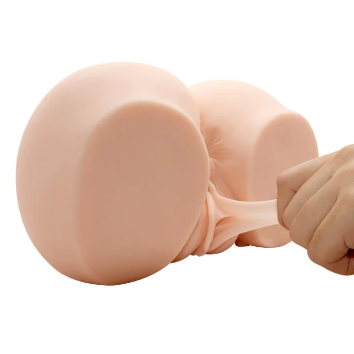 Wibrator podwójny CRAZY BULL z realistycznym materiałem TPR i wibracjami