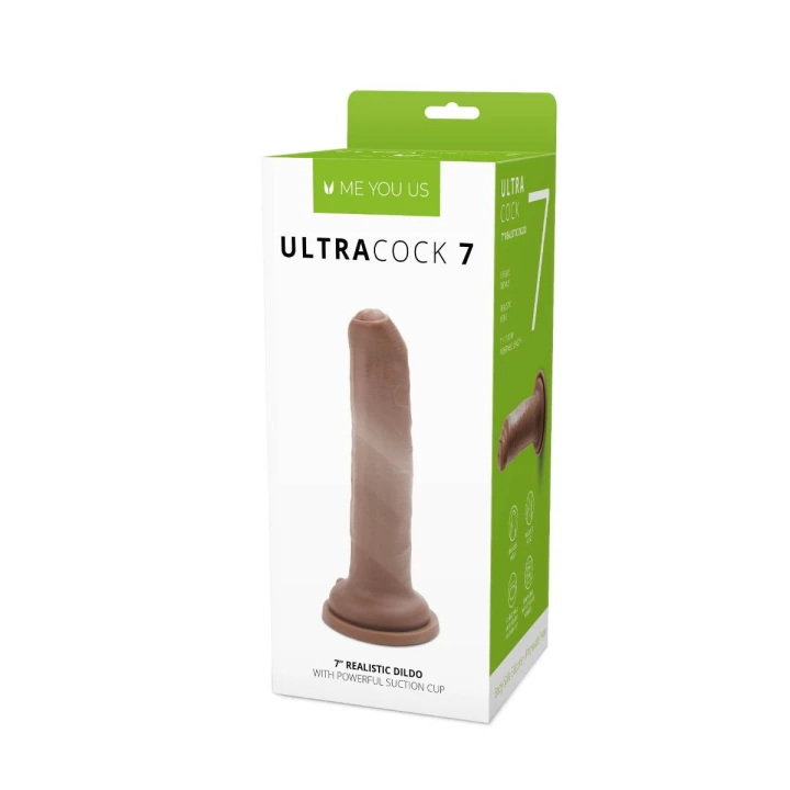 Dildo Me You Us, 7 cali, z przyssawką, realistyczne detale, materiał PVC