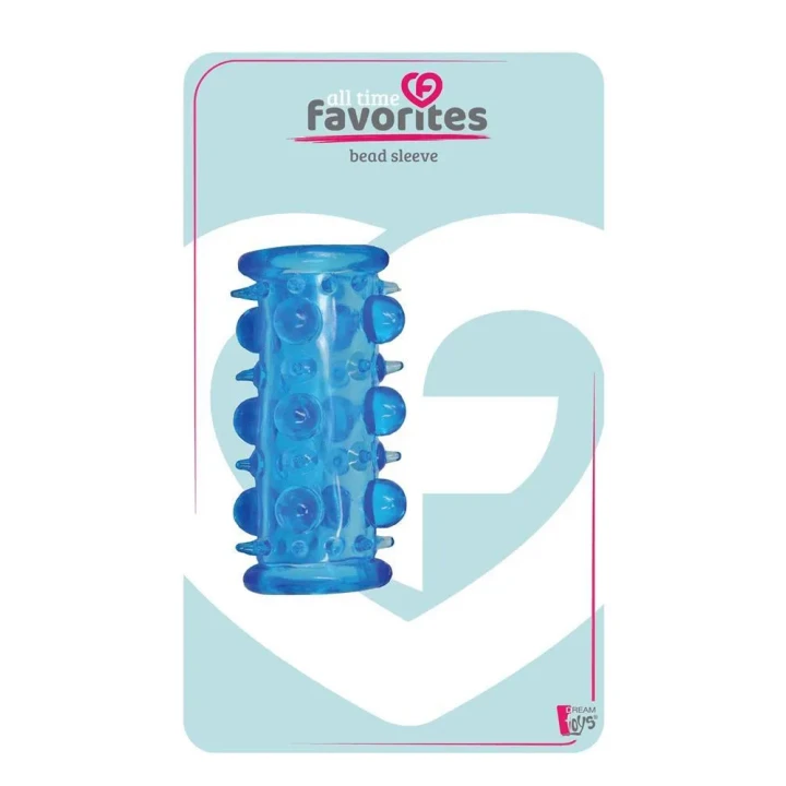Rękaw stymulujący TPR ALL TIME FAVORITES - Niebieski, miękki, elastyczny