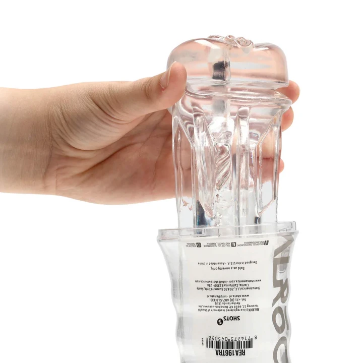 Masturbator - Easy Rider - TPE, 21,5cm długości, przezroczysty