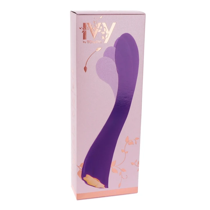 Wibrator G-spot IVY TOYJOY, silikonowy, wodoodporny, 23 cm, fioletowy