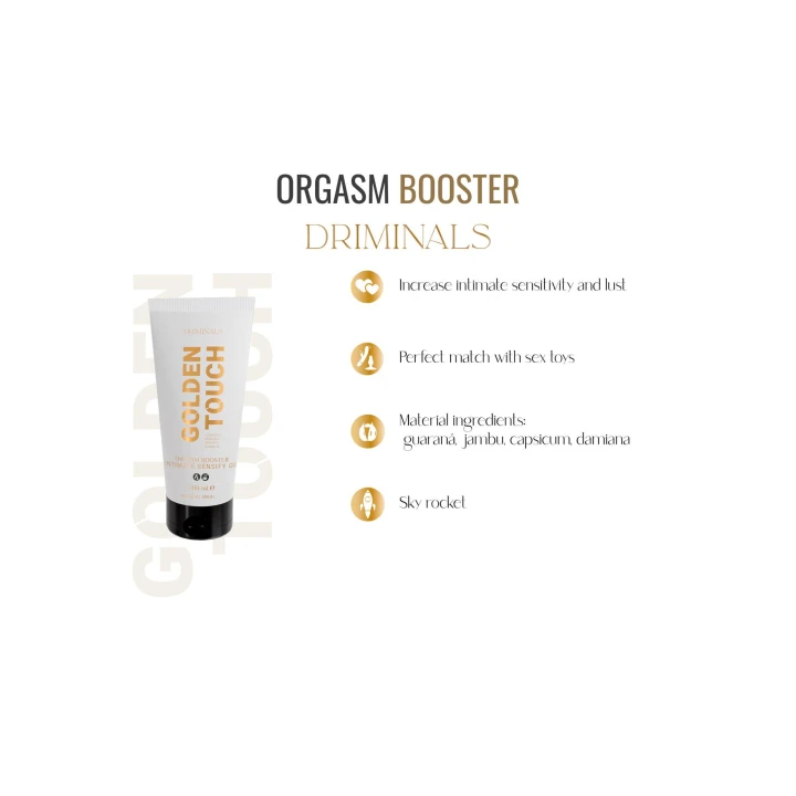 Krem stymulujący łechtaczkę GOLDEN TOUCH, 30ml, intensywne doznania i przyspieszenie orgazmu