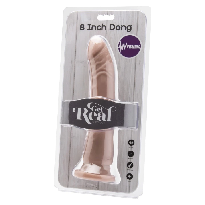 Dildo TOYJOY Get Real, 20.5 cm, skóra, bezftalanowe PVC, realistyczna faktura