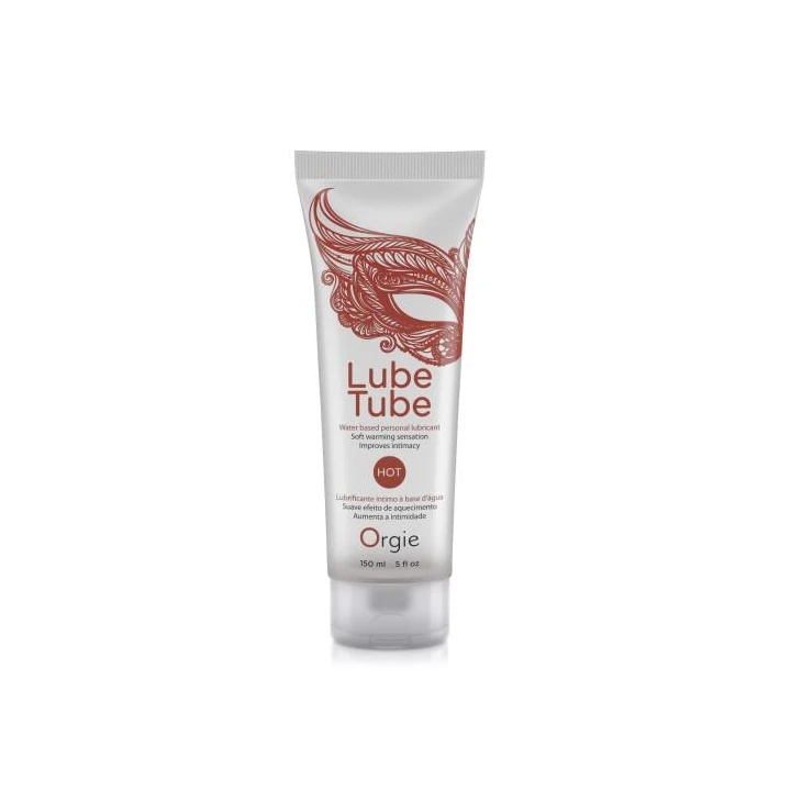 Smar intymny LUBE TUBE HOT - 150 ML, wodny, rozgrzewający, bezzapachowy