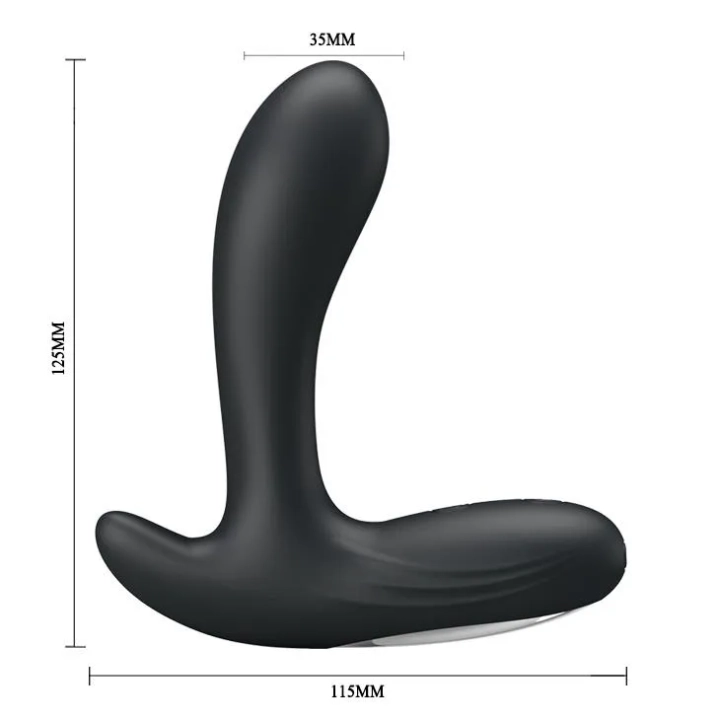 Masażer prostaty PRETTY LOVE - wibrujący, silikonowy, 30 funkcji, 12,5 cm
