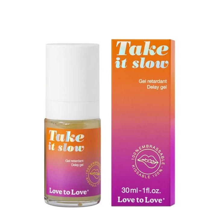 Żel opóźniający TAKE IT SLOW - 30ML, naturalna formuła, jadalny, dermatologicznie testowany