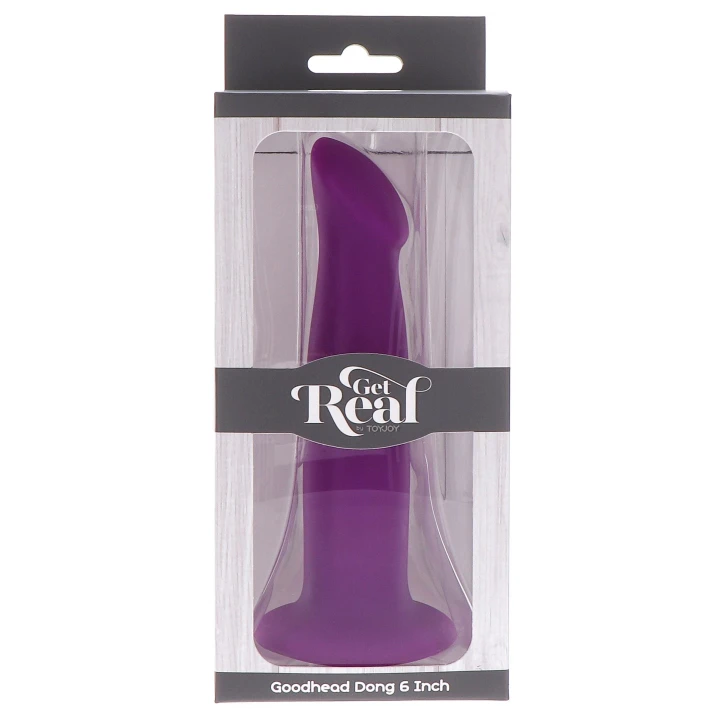 Dildo Get Real by TOYJOY, silikonowy, 6 cali, przyssawka, kompatybilny z uprzężą