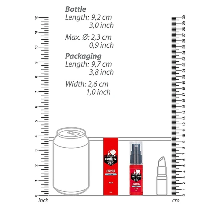 Stymulator feromonów dla mężczyzn Original CBD Amsterdam - 15ml, długotrwały zapach