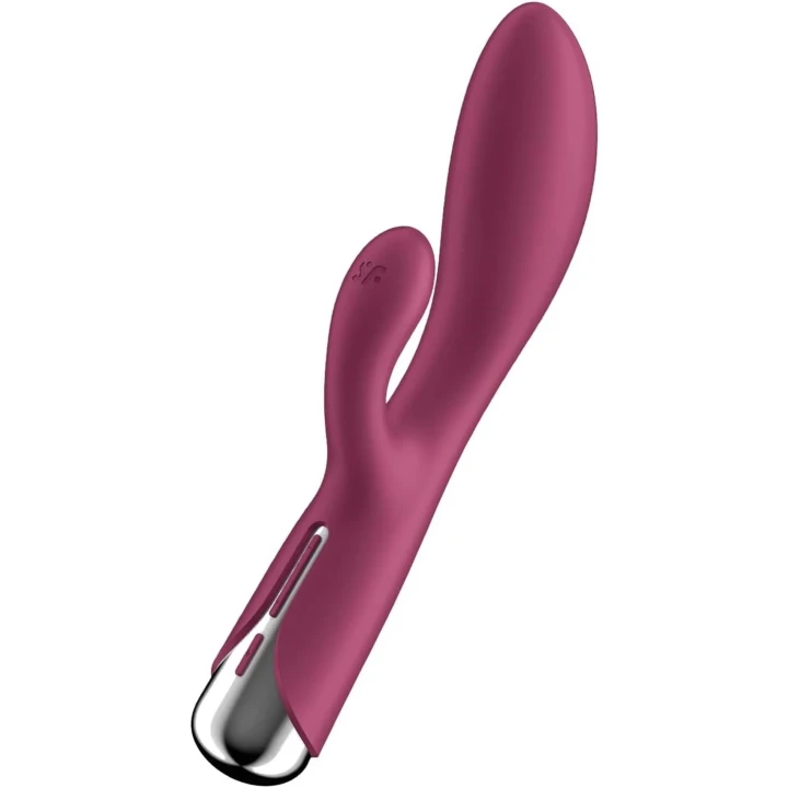 Wibrator-królik Satisfyer Spinning Rabbit 1, silikon, wodoodporny, 12 programów wibracji