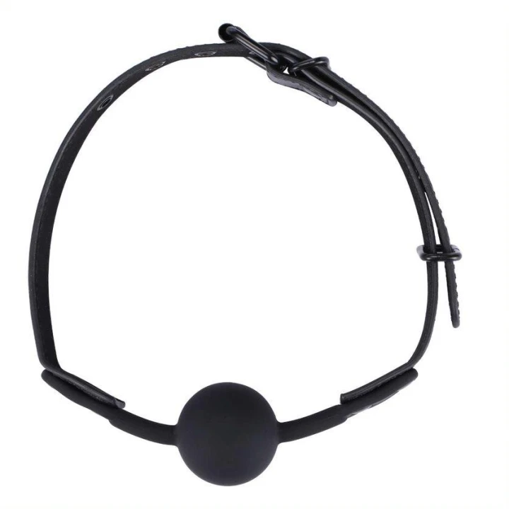 Knebel z kulką Me You Us, silikonowy, regulowany pasek, średnica 22-30 cm