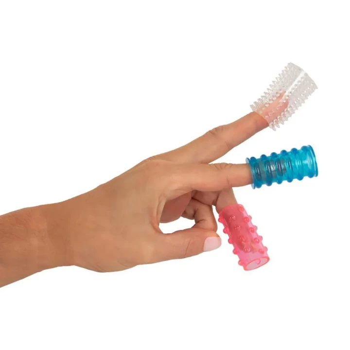 Mankiety erotyczne Tokio, TPE, 3 szt., efekt przekrwienia, długość 4,5 cm