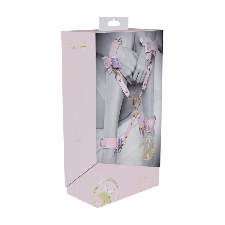 Hogtie - czteroramienny z kolekcji Paris, skóra syntetyczna, metalowe wykończenie