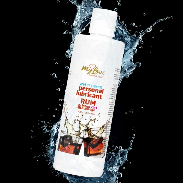 Żel intymny i do masażu MyLove Aroma Series Rum 2w1 300 ml