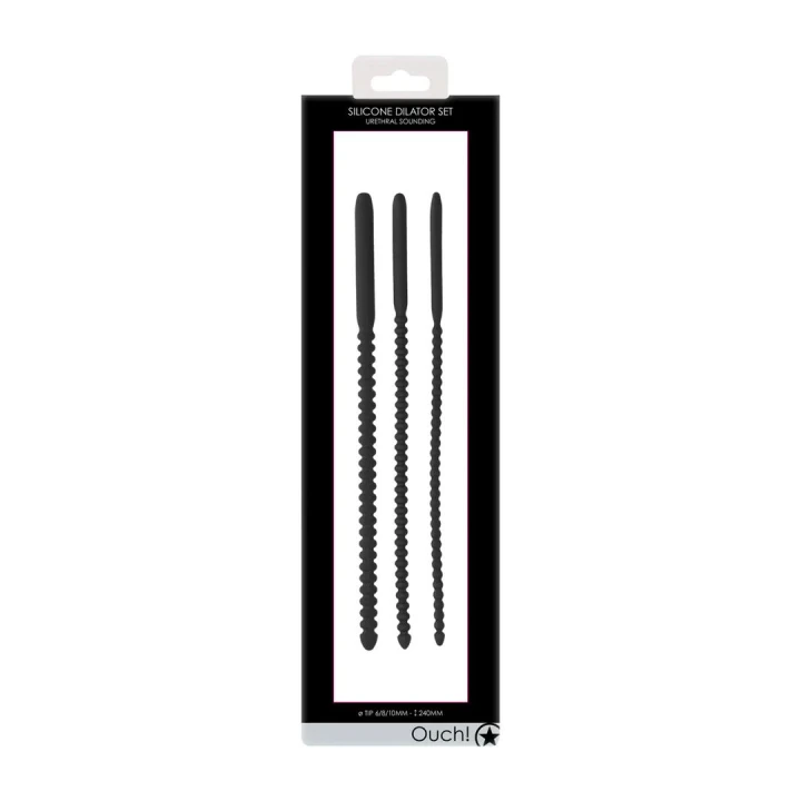 Dilatator cewkowy z silikonu - Zestaw 3 rozmiarów, bezpieczny dla ciała, elastyczny