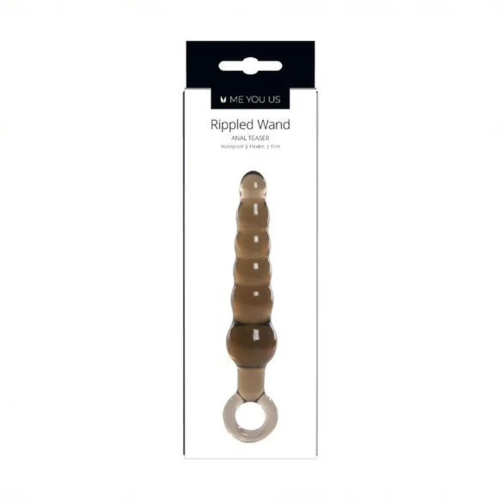 Dildo Me You Us, Anal Wand, 14 cm, PVC, Kolor Czarny