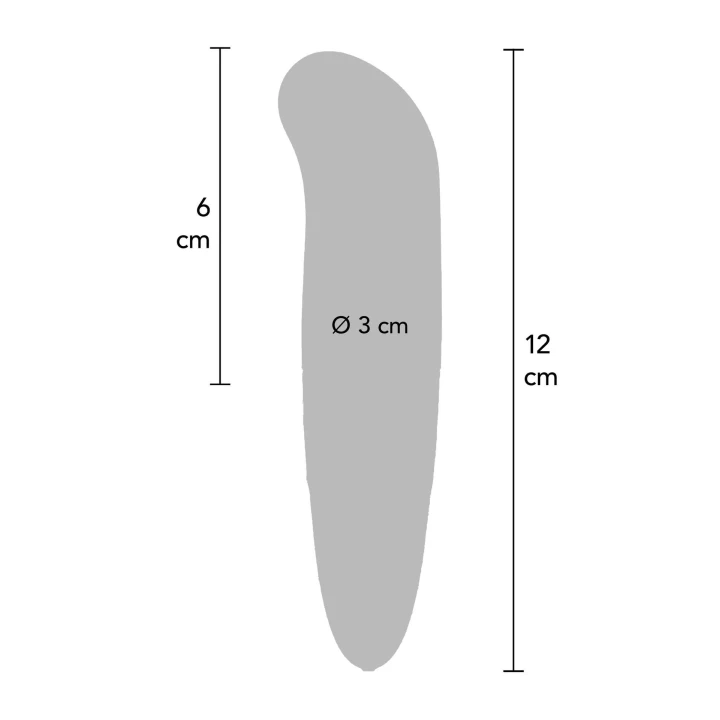 Wibrator mini G-Spot Viberette, wodoodporny, ABS, długość 12 cm