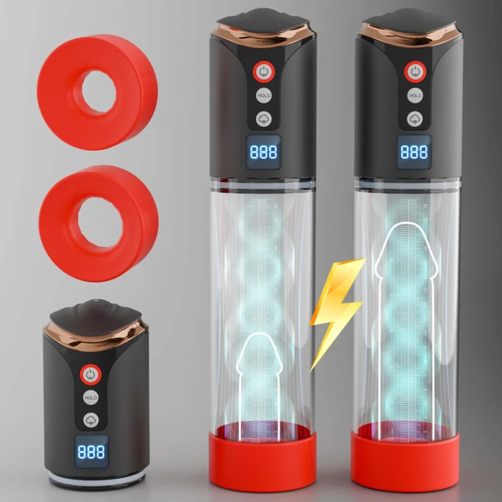 Pompka Automatyczna - 7 cm, 8 trybów ssania, tryb liczenia, wodoodporna