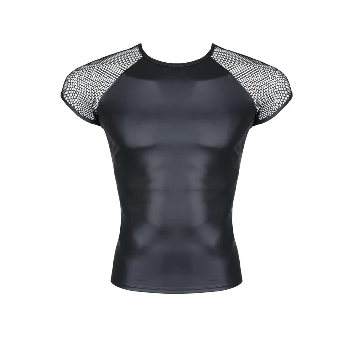 Koszulka męska REGNES FETISH PLANET, wetlook, elastyczna siatka, nowoczesny styl, wygoda