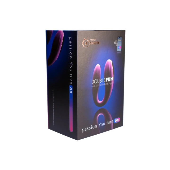 Masażer waginalny DOUBLEFUN – Aplikacja, 10 trybów wibracji, wodoodporny