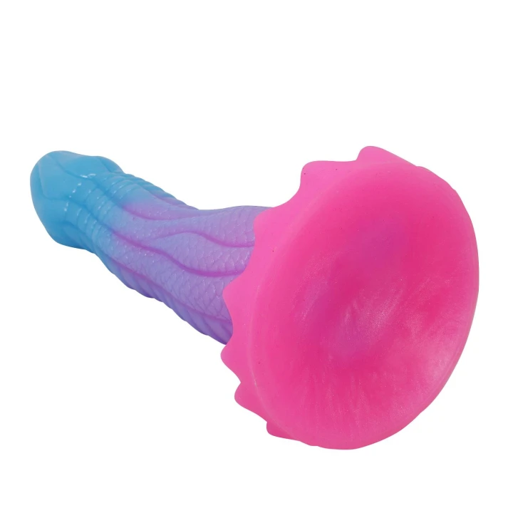 Dildo Power Monsters Void - 20,5 cm, silikon, teksturowany, z przyssawką