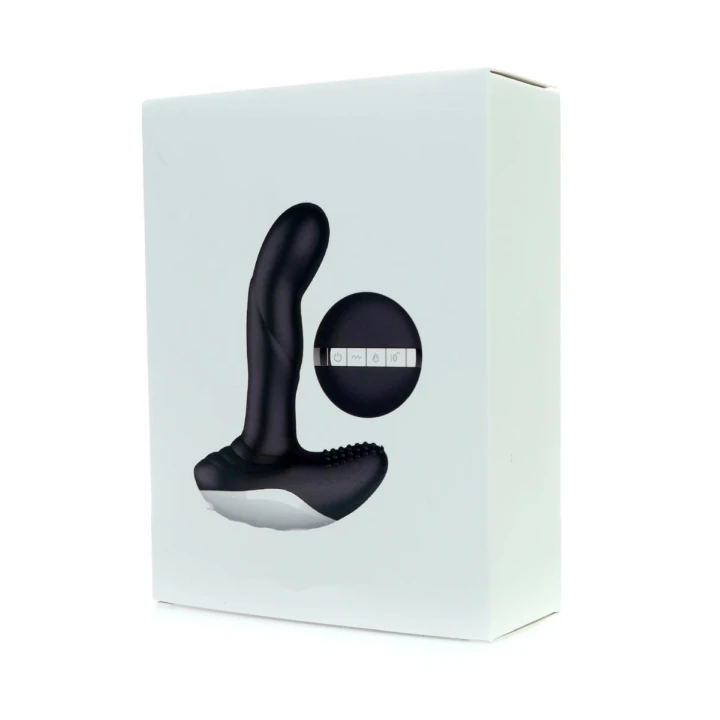 Masażer wibracyjny USB - Silikonowy, 7 funkcji, Pilot, Funkcja grzania, Wodoodporny