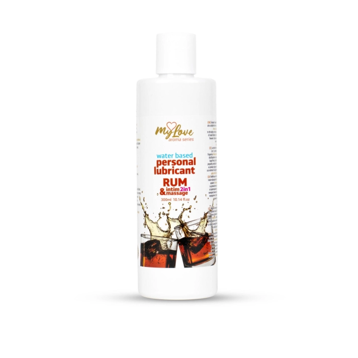 Żel intymny i do masażu MyLove Aroma Series Rum 2w1 300 ml