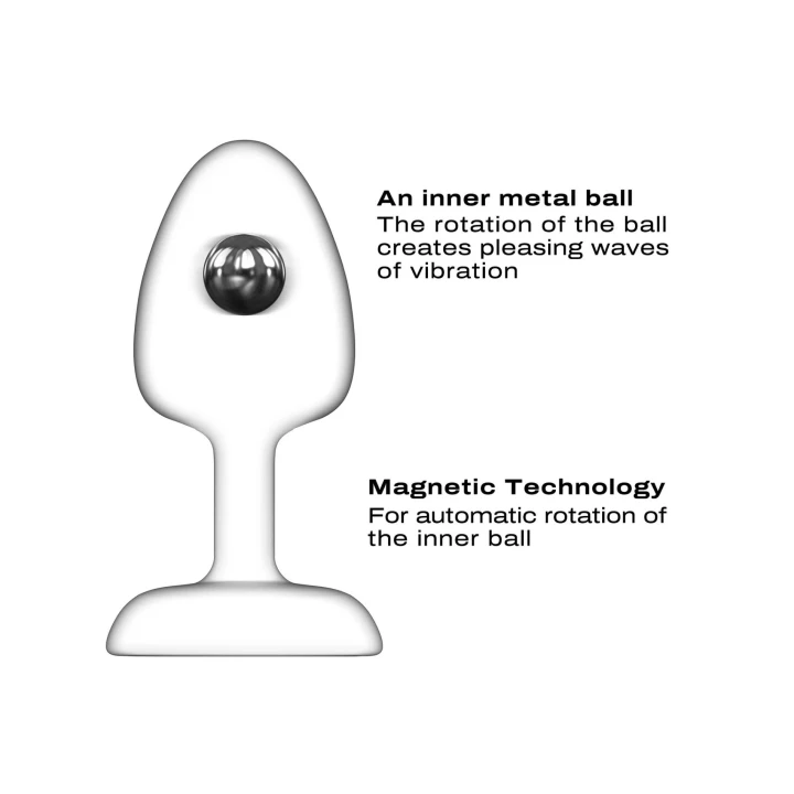 Korek analny DORCEL GEISHA PLUG INFINITE, silikonowy, wodoodporny, z 7 trybami wibracji