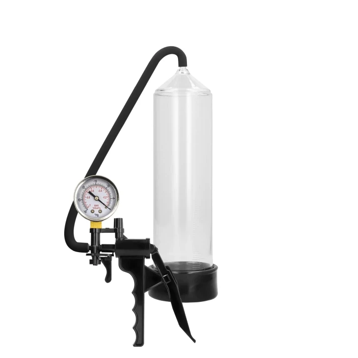 Pompa próżniowa dla początkujących Elite z manometrem, przezroczysta, długość 23 cm