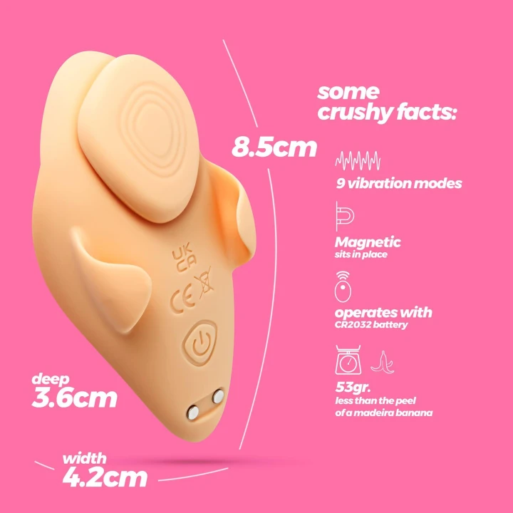 Wibrator punktu G CRUSHIOUS Atlantis, 9 trybów, zdalne sterowanie, wodooporny