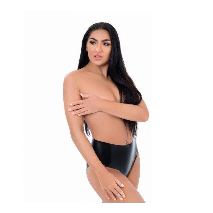 Majtki lateksowe Me You Us - bezkrocza, rozmiar średni, dopasowane do figury