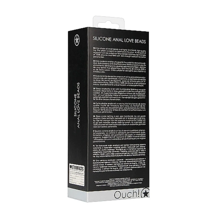 Kulki analne - Silikonowe, czarne, 10-segmentowe z funkcją wyciągania