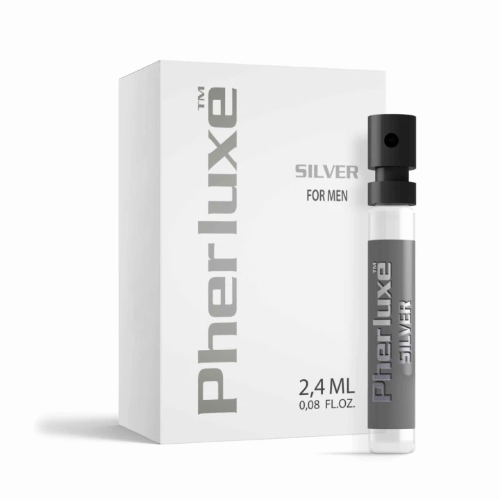 Feromony Pherluxe Silver dla mężczyzn, 2,4 ml - intensywne nuty zapachowe