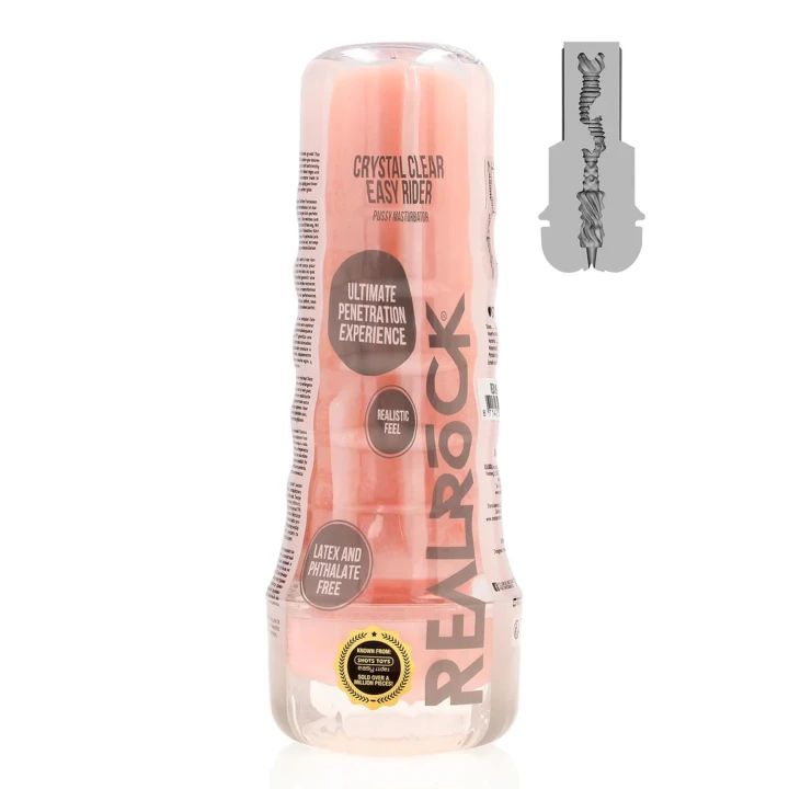 Masturbator TPE Easy Rider - Kompaktowy, Realistyczny, 21,5 cm