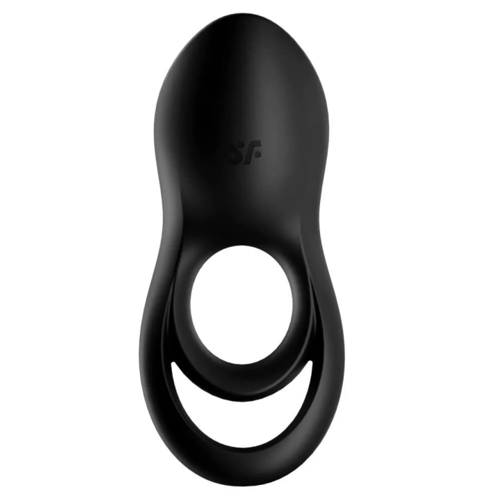 Pierścień wibracyjny - Satisfyer Duo, wodoodporny, 12 ustawień, czarny