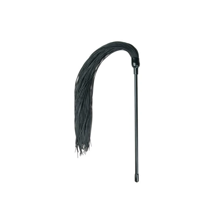 Łaskotki silikonowe Pejcz-Black, długość 45 cm, czarny, stymulujące wrażenia