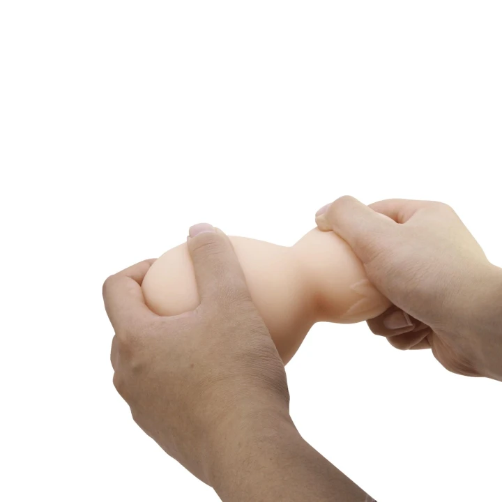 Masturbator TPR CRAZY BULL - ergonomiczny kształt, stymulująca struktura, rozciągliwy