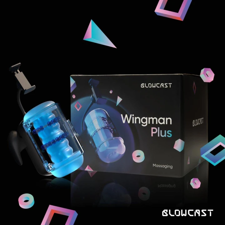 Masturbator automatyczny BLOWCAST Wingman Plus, 8 ustawień, ergonomiczny design