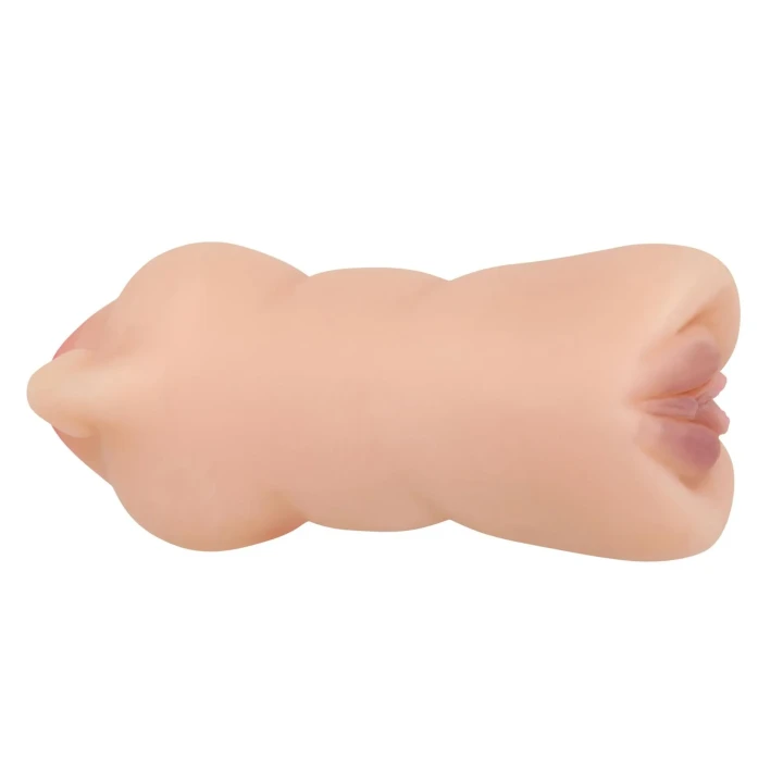 Masturbator TPR - CRAZY BULL Zoey z ręcznie malowanymi wargami sromowymi, żeberkowany tunel