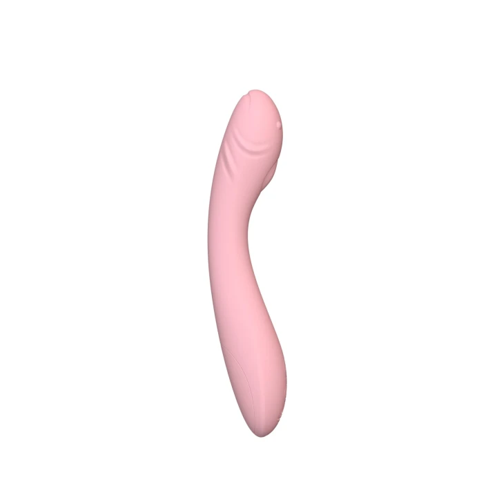 Wibrator silikonowy z serii VIBRATOR PINK, 6 trybów, wodoodporny, elastyczny