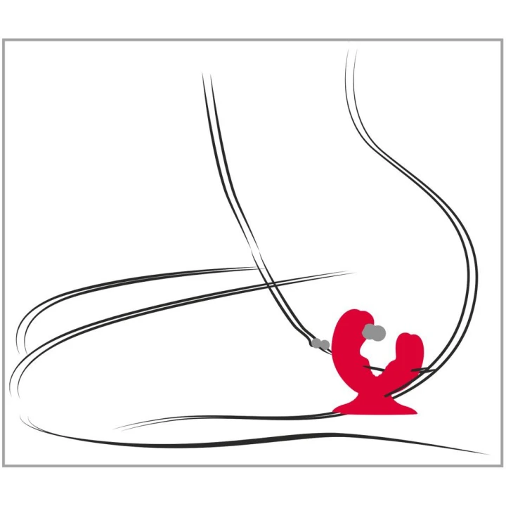 Wibrator podwójny Sweet Smile, elastyczny, wodoodporny, 9 trybów wibracji