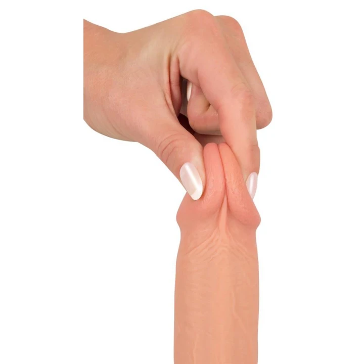 Dildo Realistixxx Real Lover Medium, Silikon, 21,7 cm, elastyczny, praktyczna podstawa ssąca