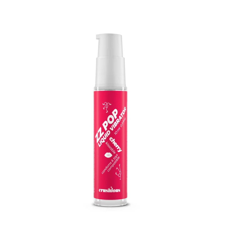 Wibrator płynny ZZ POP Cherry Aroma 10ml - Intensywne mrowienie, naturalne składniki