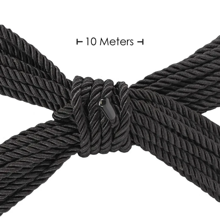 Sznur do wiązania (Bondage) Shibari - 10 m, poliester-bawełna, średnica 6 mm